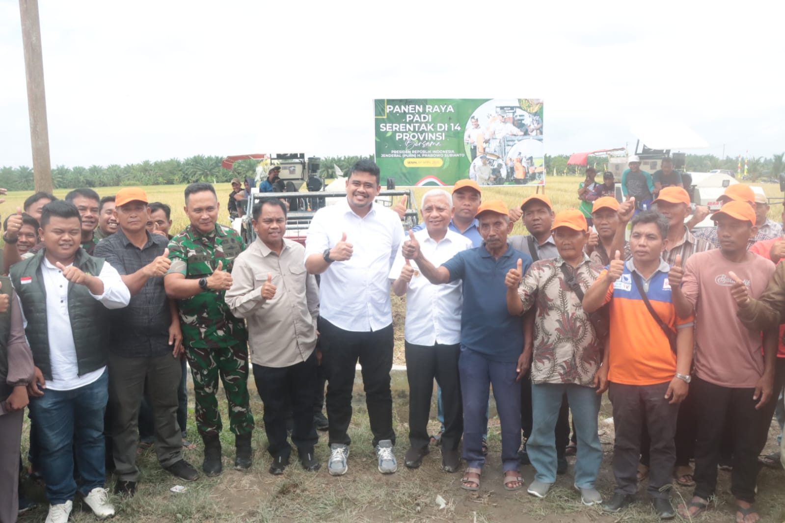 Dukung Swasembada Pangan, Gubernur Sumut dan Bupati Sergai Bersinergi