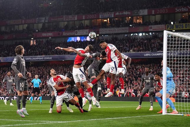 Arsenal Bungkam Real Madrid 3-0 di Emirates, Dua Gol Spektakuler Declan Rice