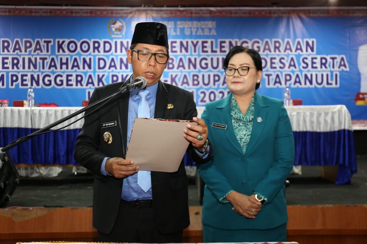 Pengukuhan TP PKK Taput: Neny Angelina Ingin PKK Jadi Teladan dan Penyelesai Masalah