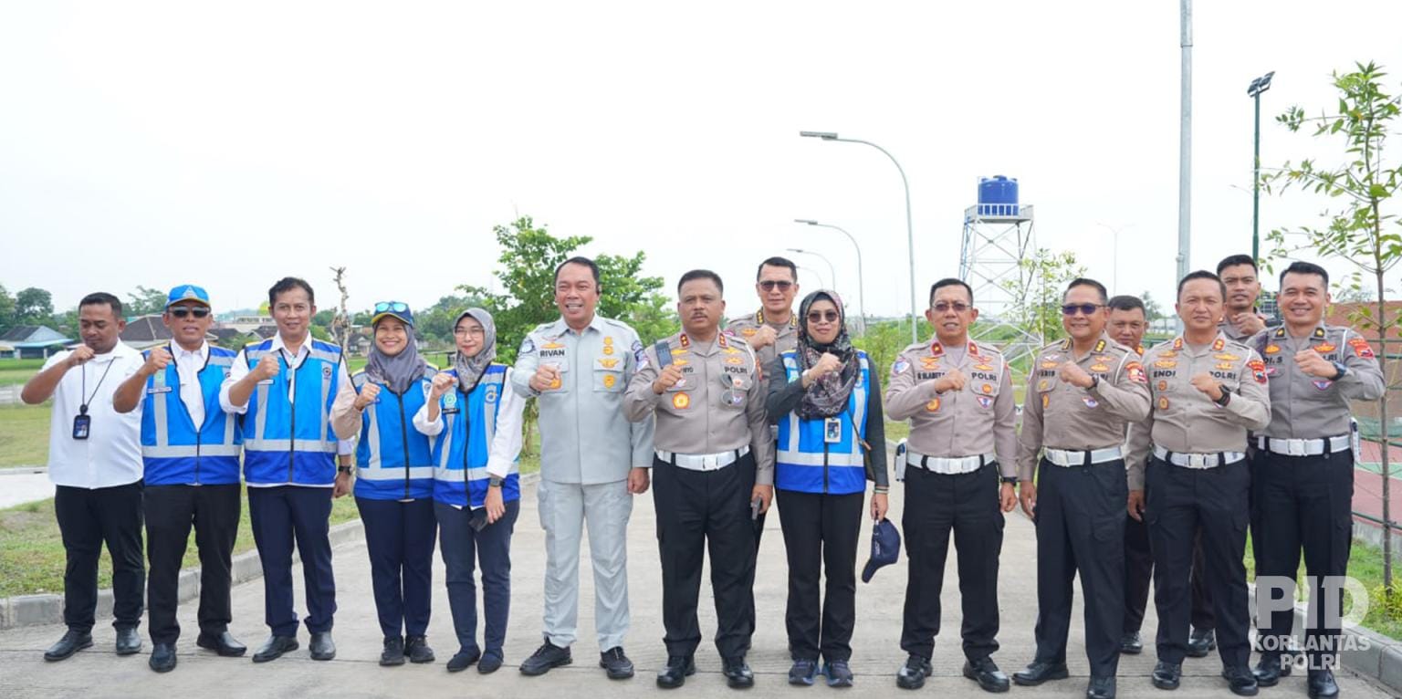 Kakorlantas Polri Tinjau Gerbang Tol Banyudono dan Exit Tol Taman Martani, Dorong Optimalisasi Pemantauan Lalin