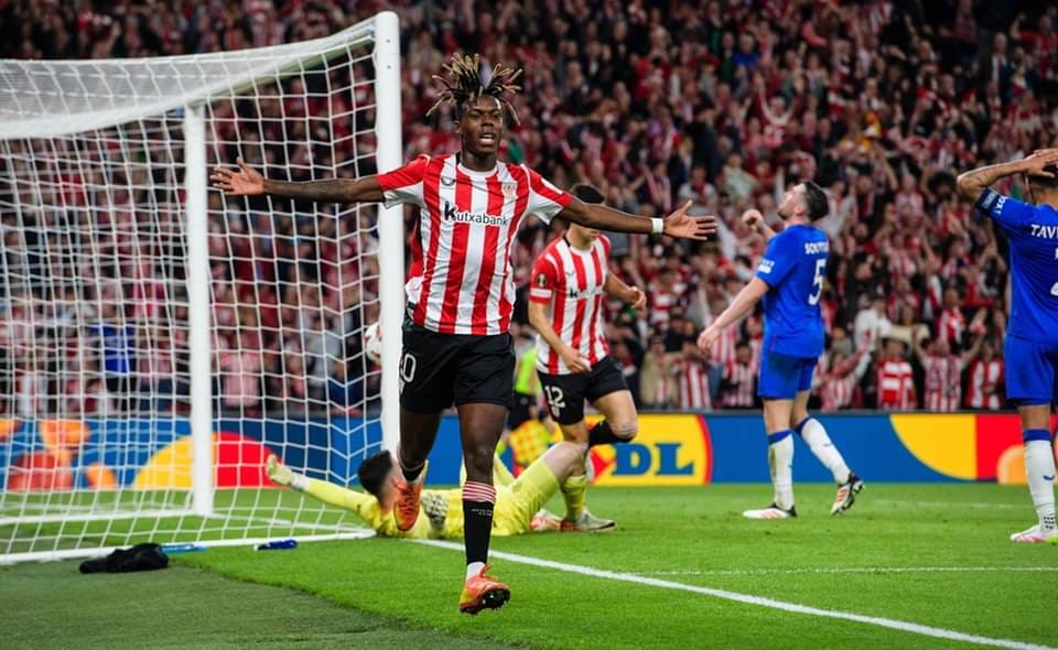 Gol Nico Williams Akhiri Perjalanan Rangers di Liga Europa, Athletic Bilbao Melaju ke Semifinal