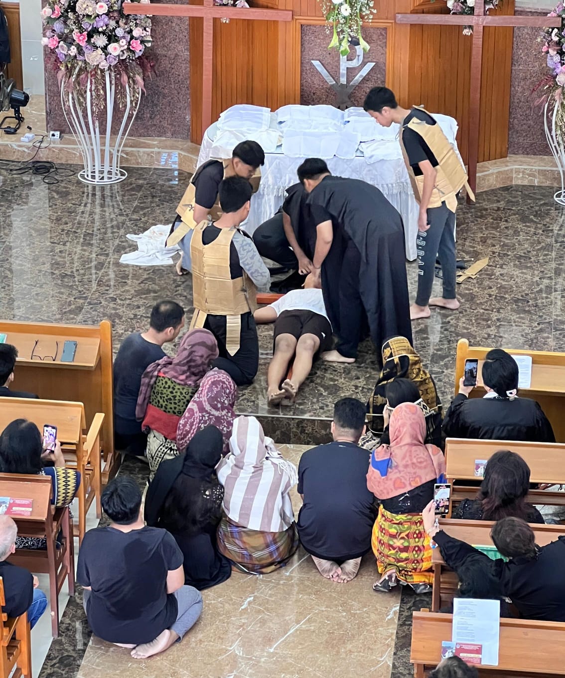 Permata Elieser GBKP Setia Budi Hayati Pengorbanan Kristus Lewat Drama Jalan Salib