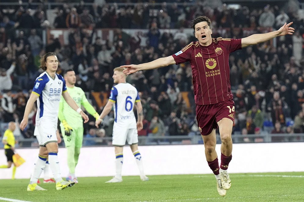 AS Roma Kembali ke Jalur Kemenangan, Tundukkan Hellas Verona 1-0