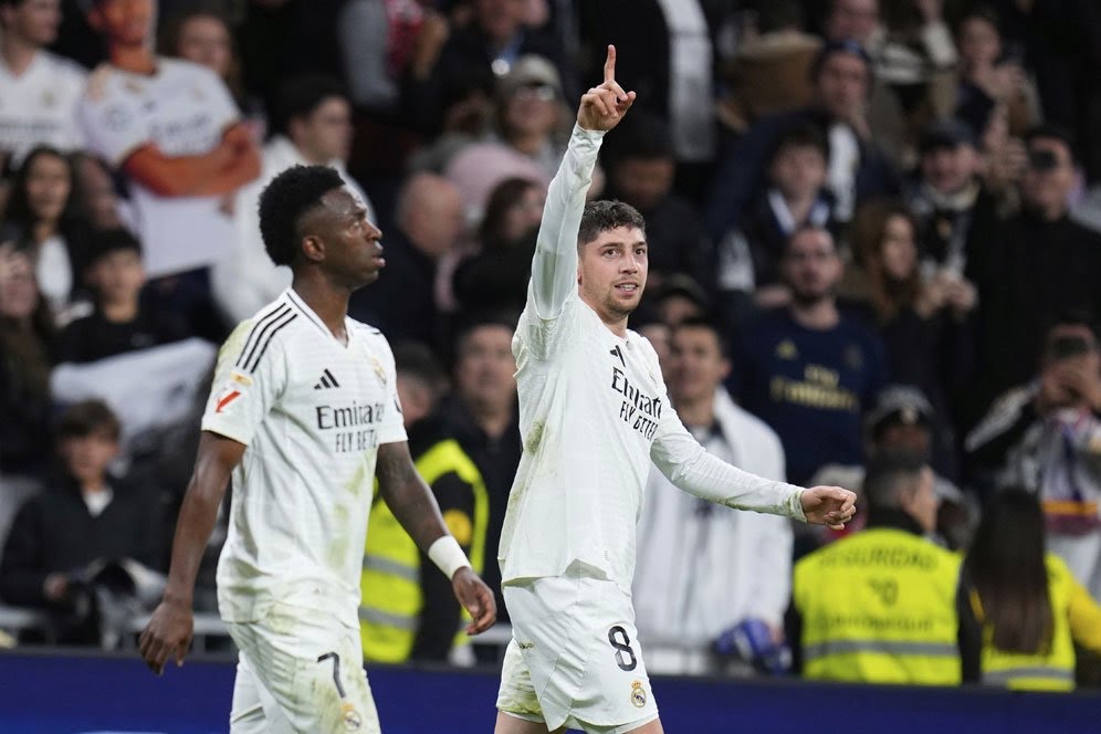 Valverde Jadi Pahlawan, Real Madrid Tumbangkan Athletic Bilbao di Menit Akhir
