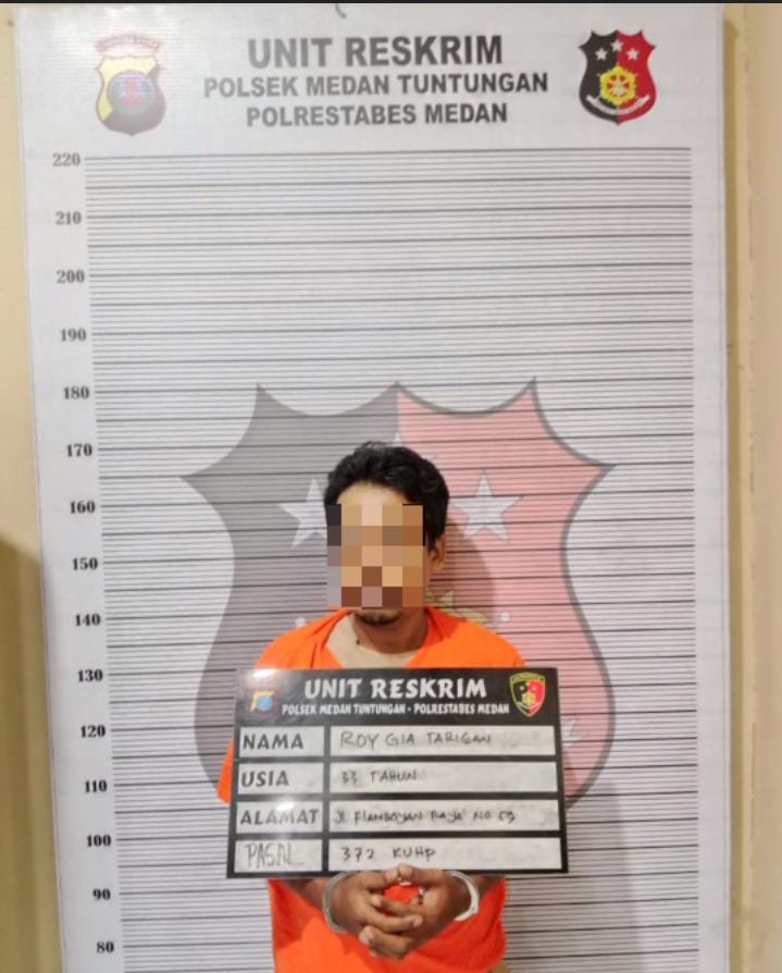 Polsek Medan Tuntungan Tangkap Pelaku Penipuan dan Penggelapan Motor