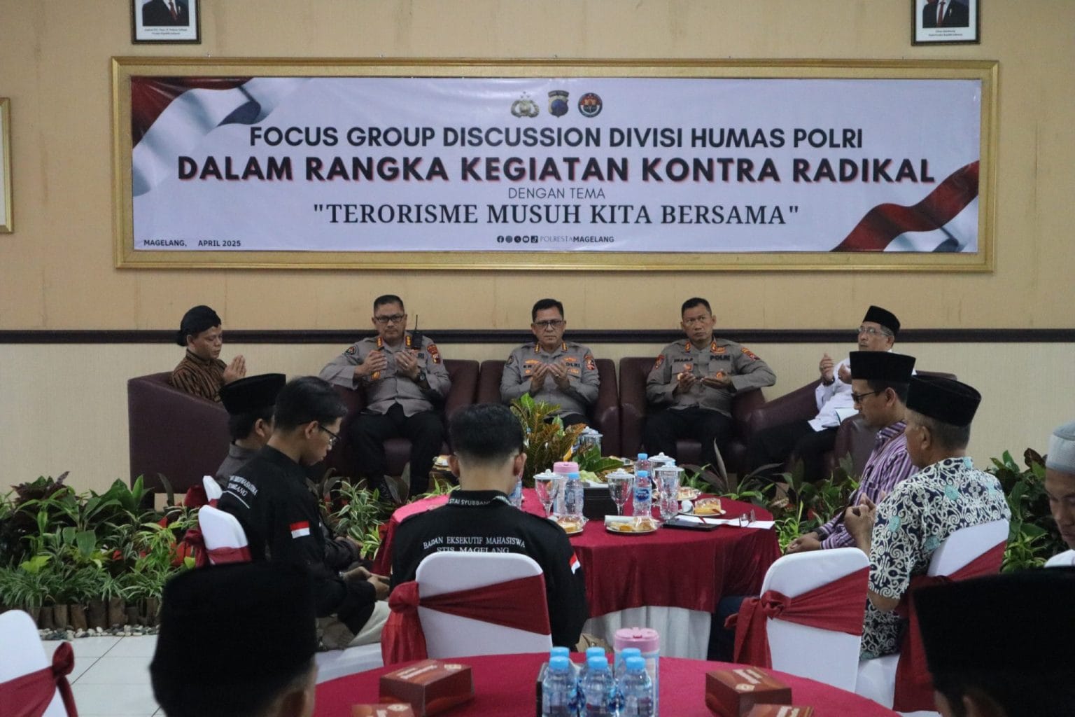 Polri Gelar Silaturahmi Kamtibmas di Magelang, Tegaskan Terorisme Musuh Bersama