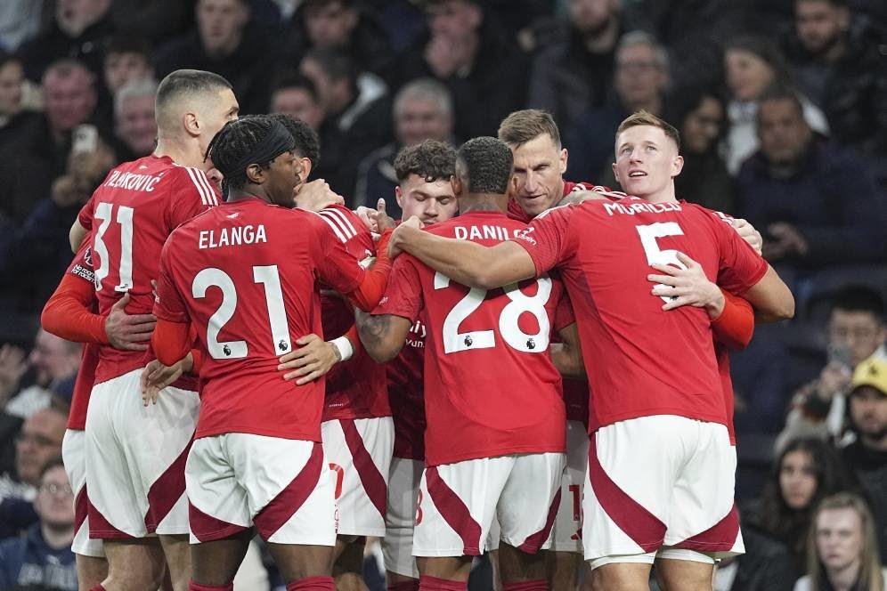 Forest Tumbangkan Tottenham, Naik ke Peringkat Tiga Klasemen