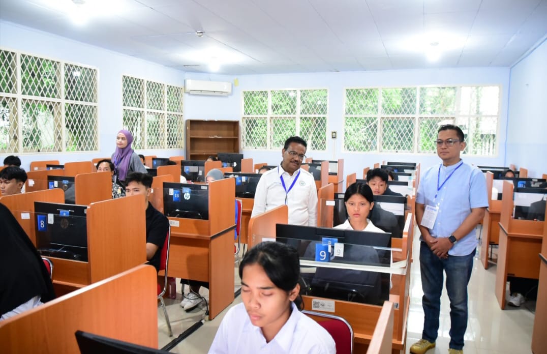 Rektor Prof Dr Ir Baharuddin ST MPd: 25.196 Peserta Ujian UTBK SNBT 2025 di Unimed Rebut 5.862 Kuota