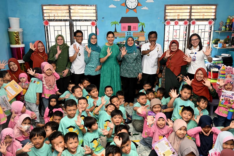 Kahiyang Ayu Tinjau Posyandu di Binjai, Dorong Sinergi TP PKK dan Layanan Kesehatan Anak