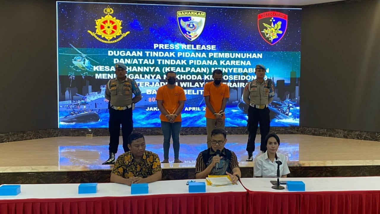 Ditpolair Baharkam Polri Ungkap Kasus Penggelapan dan Dugaan Pembunuhan di KM Poseidon 03