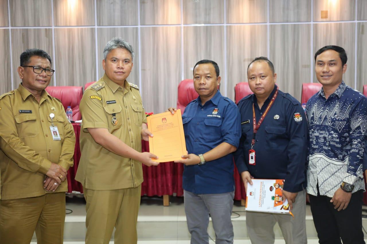 Rp6 M Lebih Sisa Dana Pilkada 2024 Dikembalikan KPU Taput ke Pemkab, Deni: Bukti Efisiensi Nyata