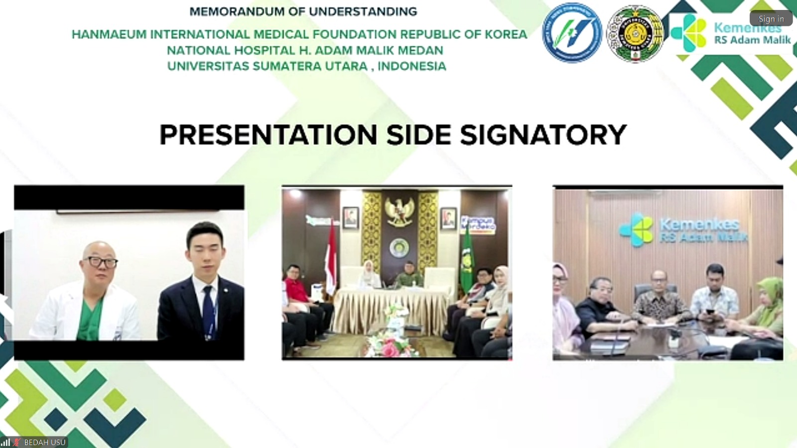 RS Adam Malik Gandeng Korea Selatan Kembangkan Layanan Transplantasi Organ