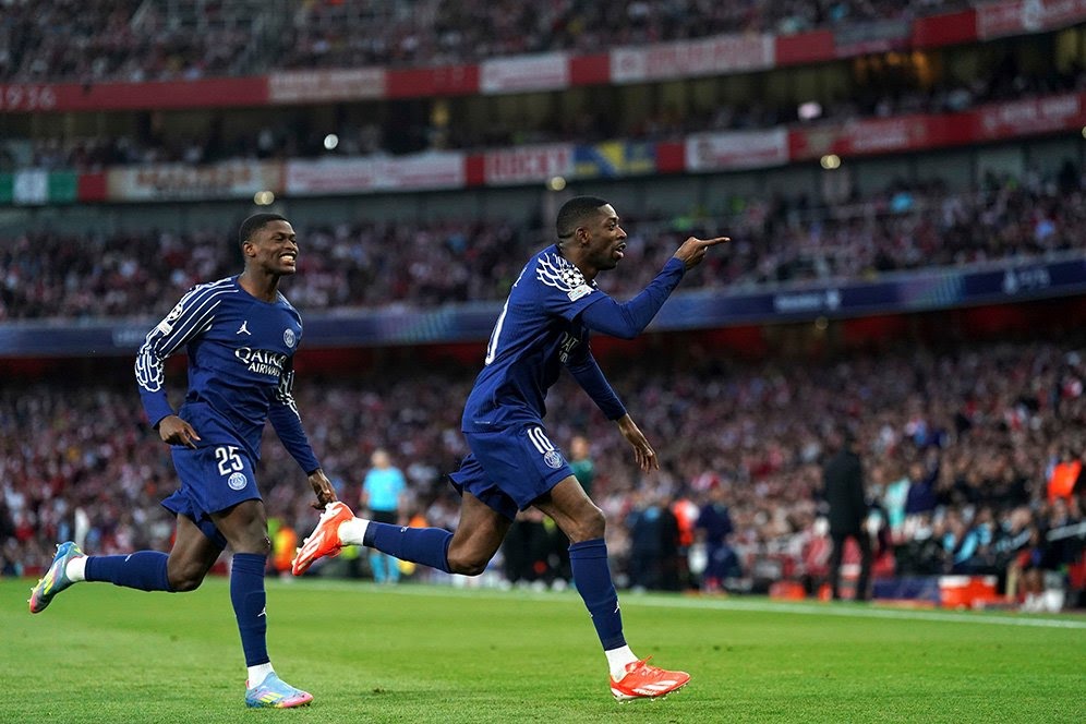 PSG Bungkam Arsenal di Emirates, Satu Kaki Menuju Final Liga Champions