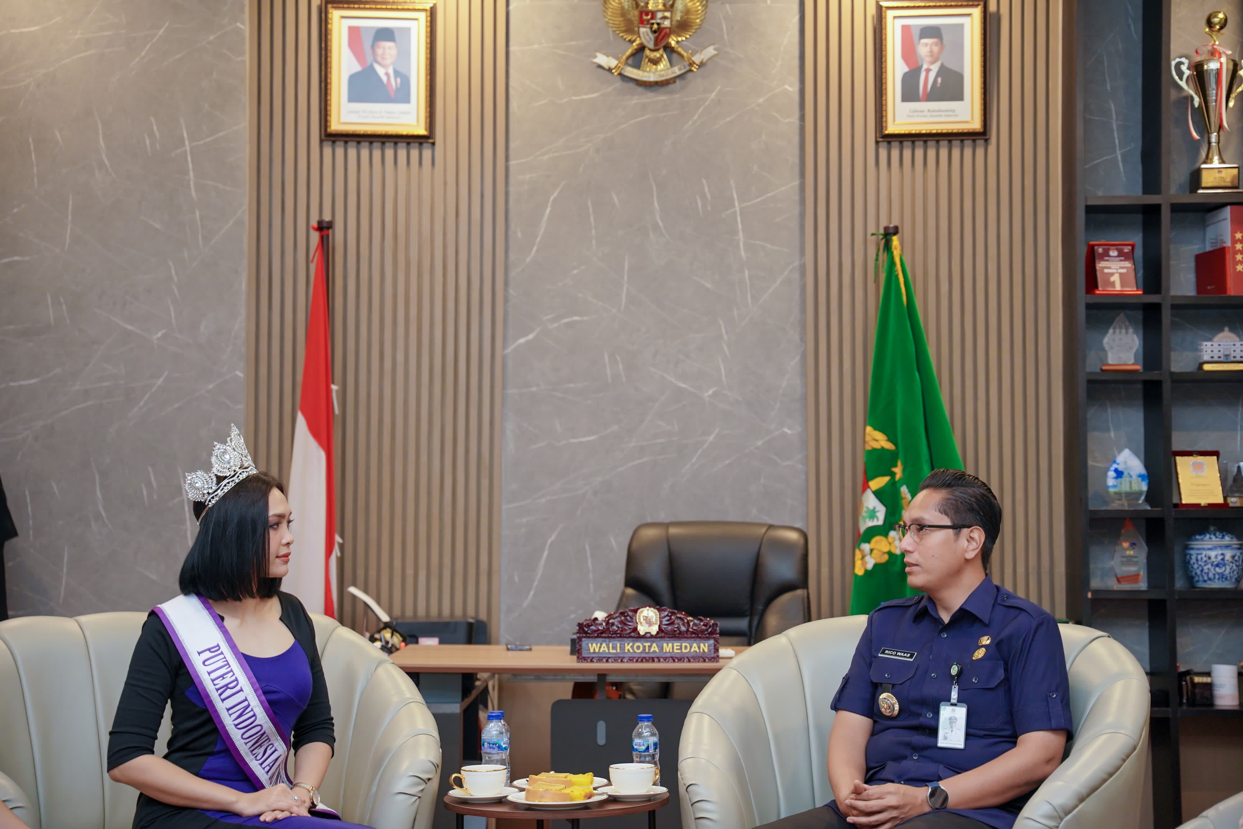 Rico Waas Dukung Puteri Agitha Sembiring di Grand Final Puteri Indonesia 2025, Angkat Budaya Sumut dan Medan