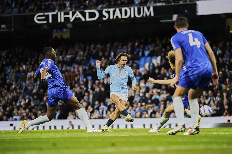 Manchester City Tundukkan Leicester City 2-0 di Etihad Stadium
