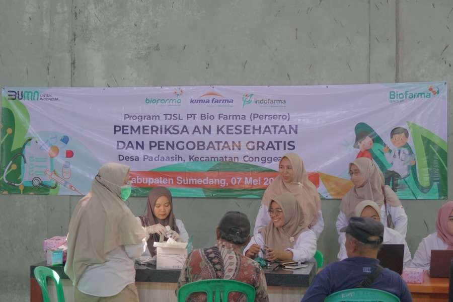 Bio Farma Gelar Pengobatan Gratis di Jawa Barat untuk Tingkatkan Akses Kesehatan