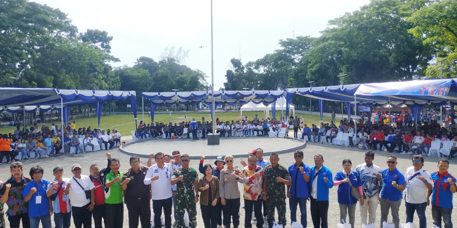 May Day di Pematangsiantar, Serikat Buruh Gelar Pawai Keliling Kota