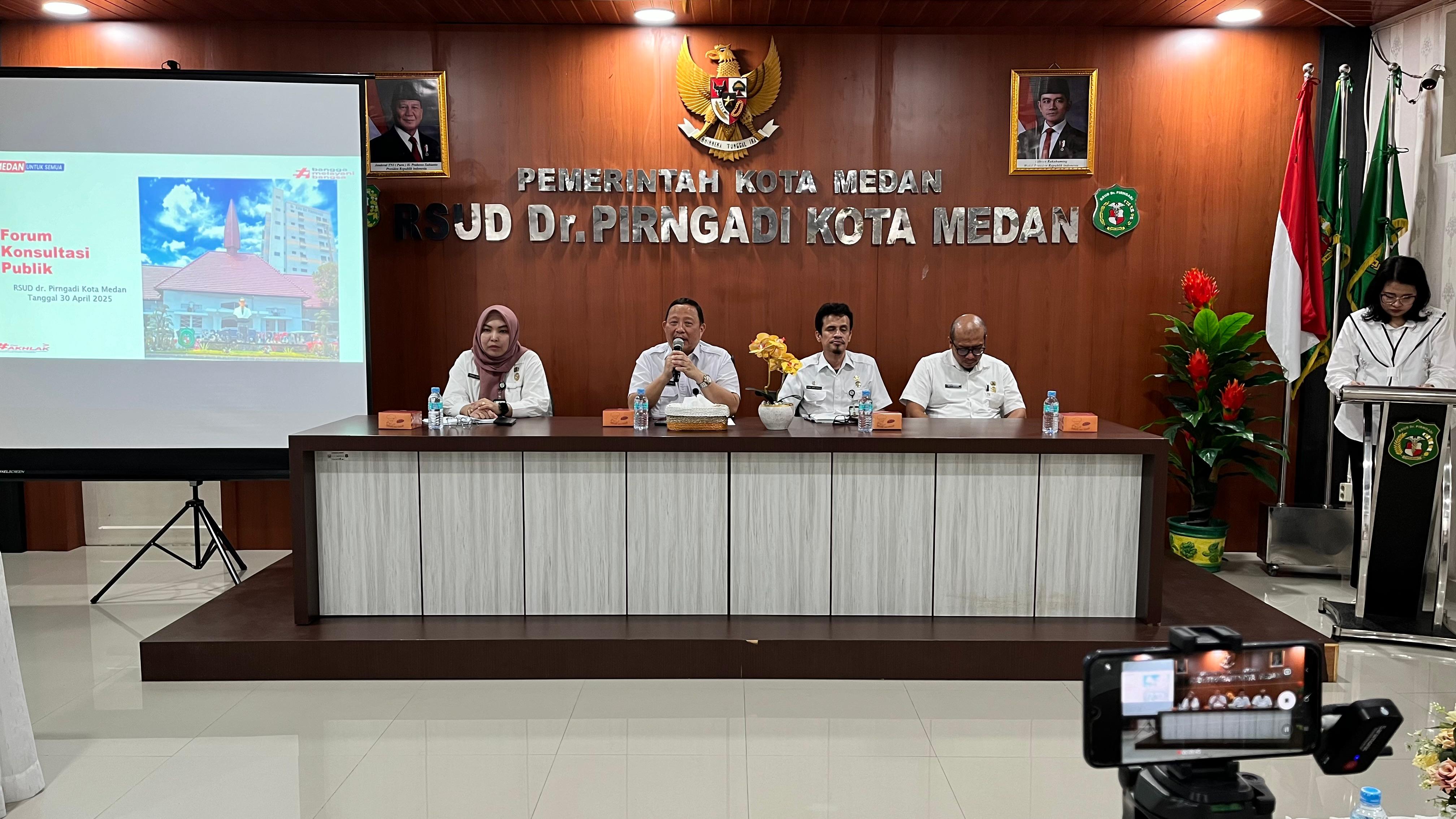RS Pirngadi Medan Paparkan Hasil SKM Semester II 2024: Nilai Kepuasan Capai 83,52