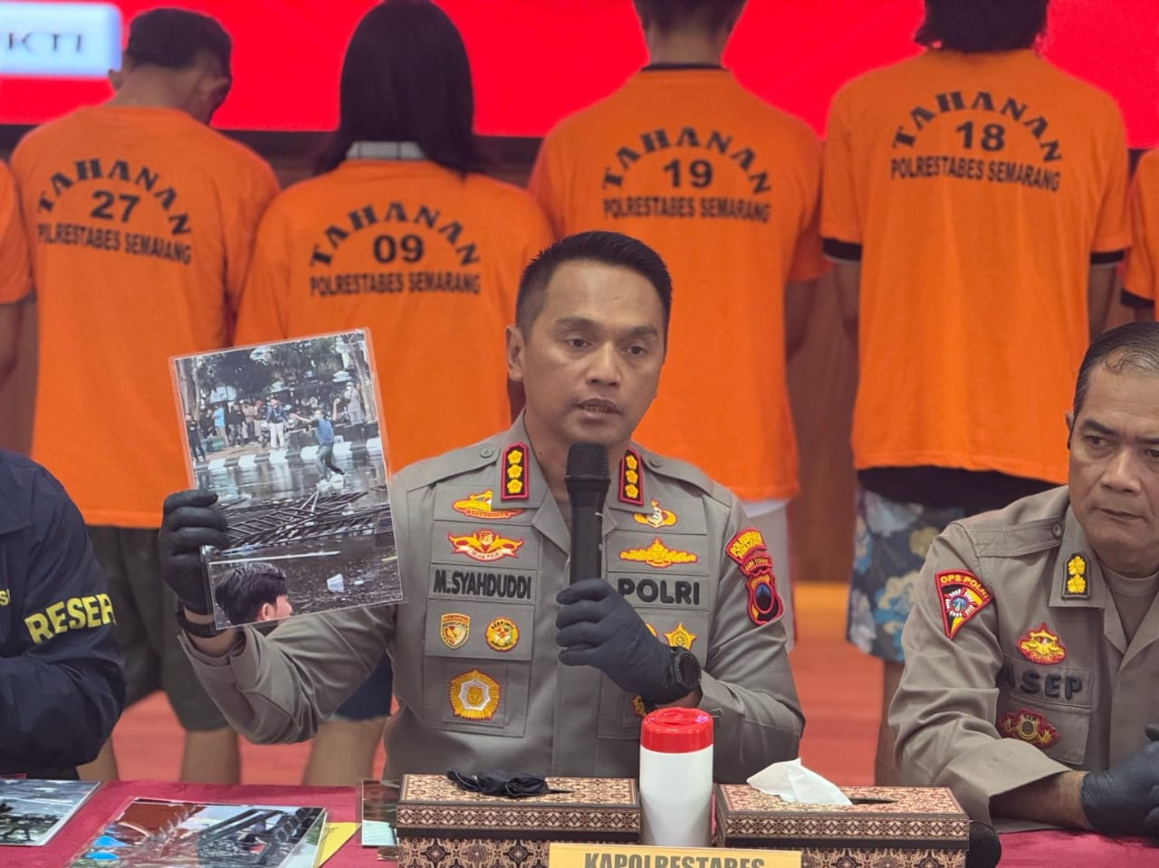 Polrestabes Semarang Tetapkan Enam Tersangka dalam Kerusuhan Mayday