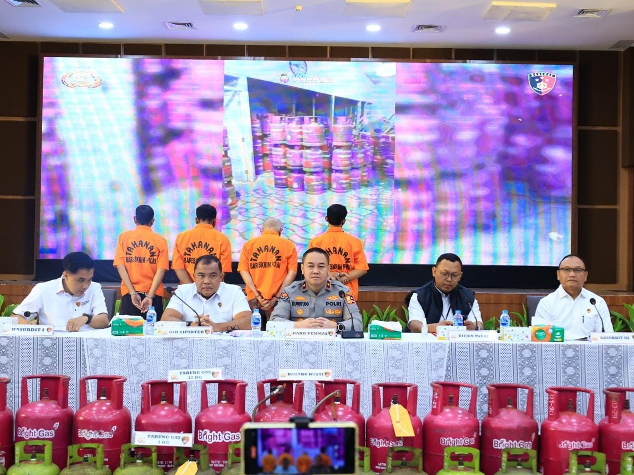 Bareskrim Polri Bongkar Sindikat Penyelewengan Gas LPG Subsidi di Semarang dan Karawang