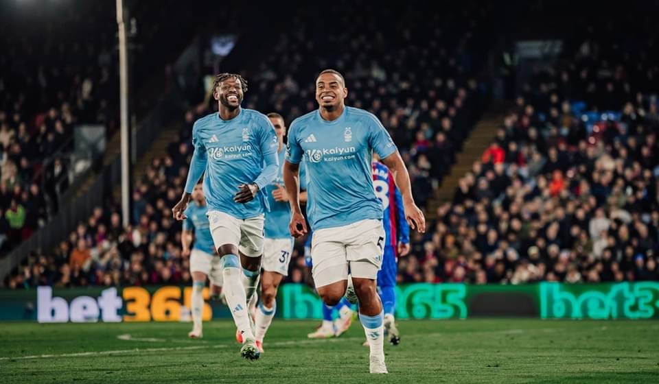 Murillo Selamatkan Forest dari Kekalahan di Markas Crystal Palace