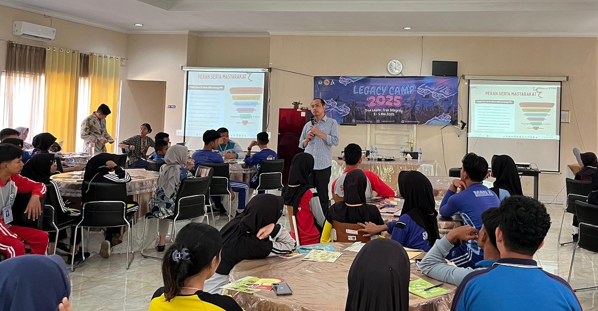 KPK Ajak Pelajar Lampung Jadi Agen Antikorupsi Lewat Media Sosial