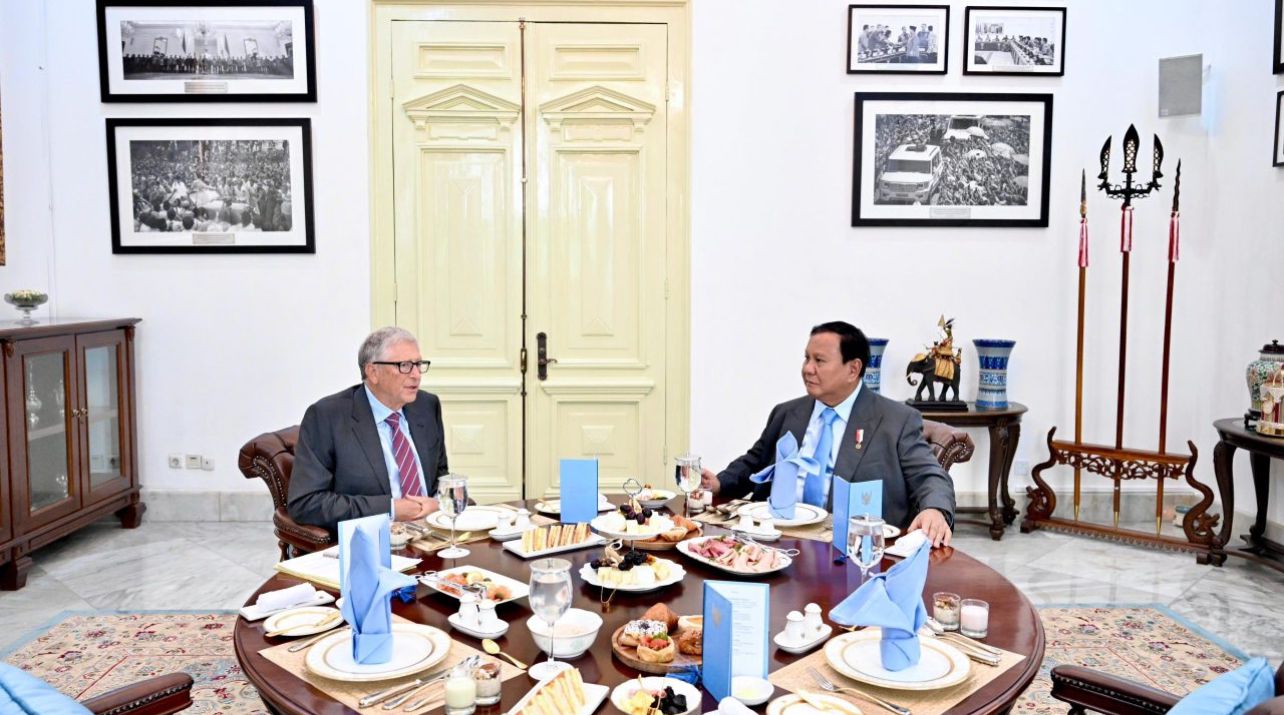 Kerja Sama Kesehatan Global Jadi Pembahasan Pertemuan Presiden Prabowo dan Bill Gates