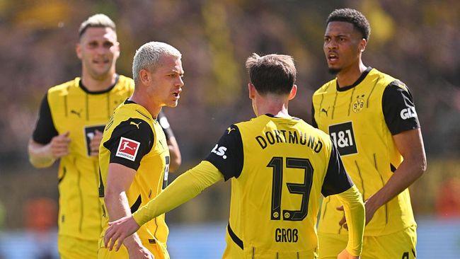 Dortmund Kalahkan Leverkusen 4-2, Kans Liga Champions Tetap Terjaga