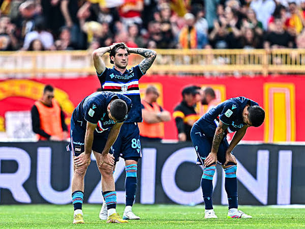 Sampdoria Terdegradasi ke Serie C, Titik Terendah dalam 78 Tahun