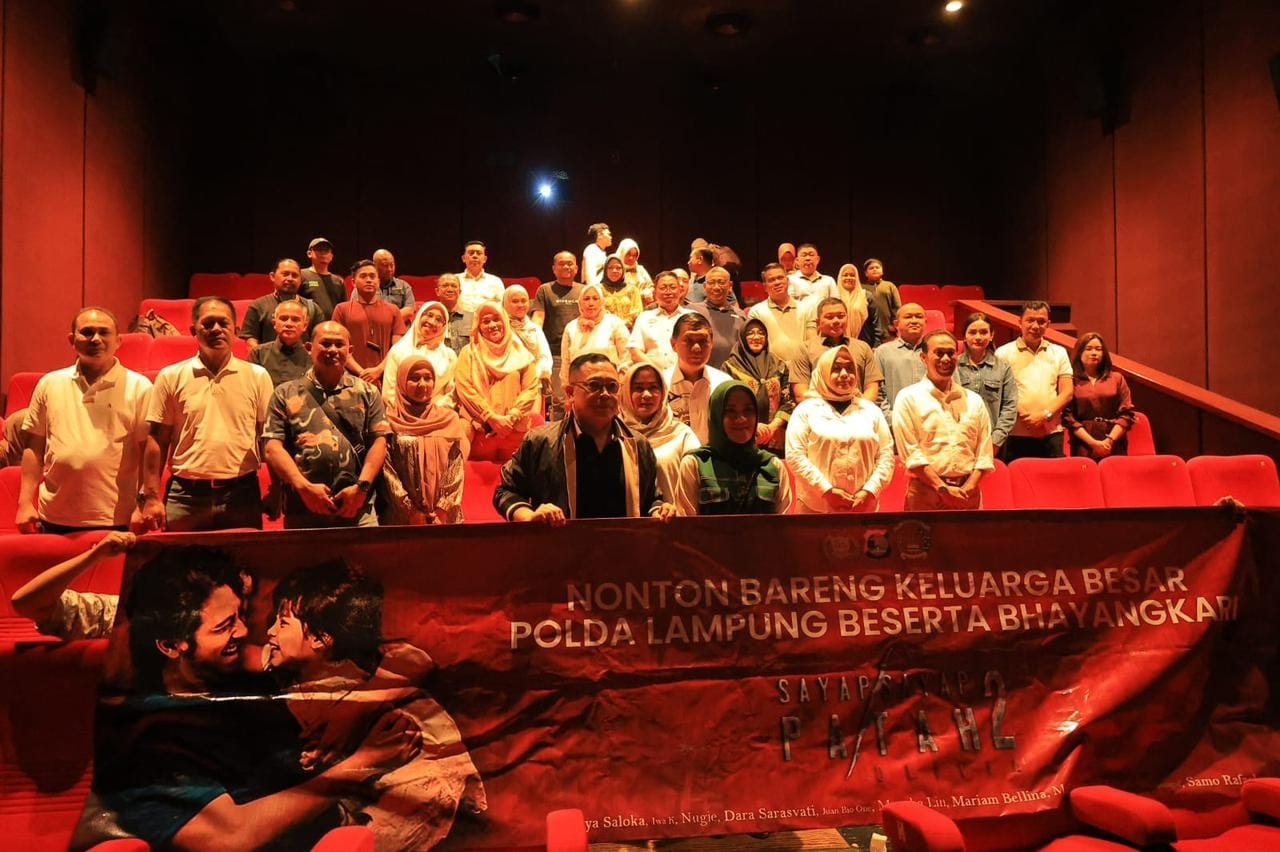Kapolda Lampung Nobar Sayap-Sayap Patah 2, Ingatkan Ancaman Nyata Terorisme