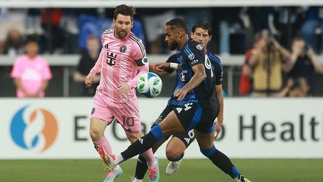 Inter Miami Tahan Imbang San Jose Earthquakes 3-3, Messi Tampil Penuh