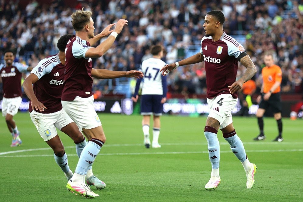 Aston Villa Bungkam Tottenham 2-0, Dekatkan Tiket Liga Champions