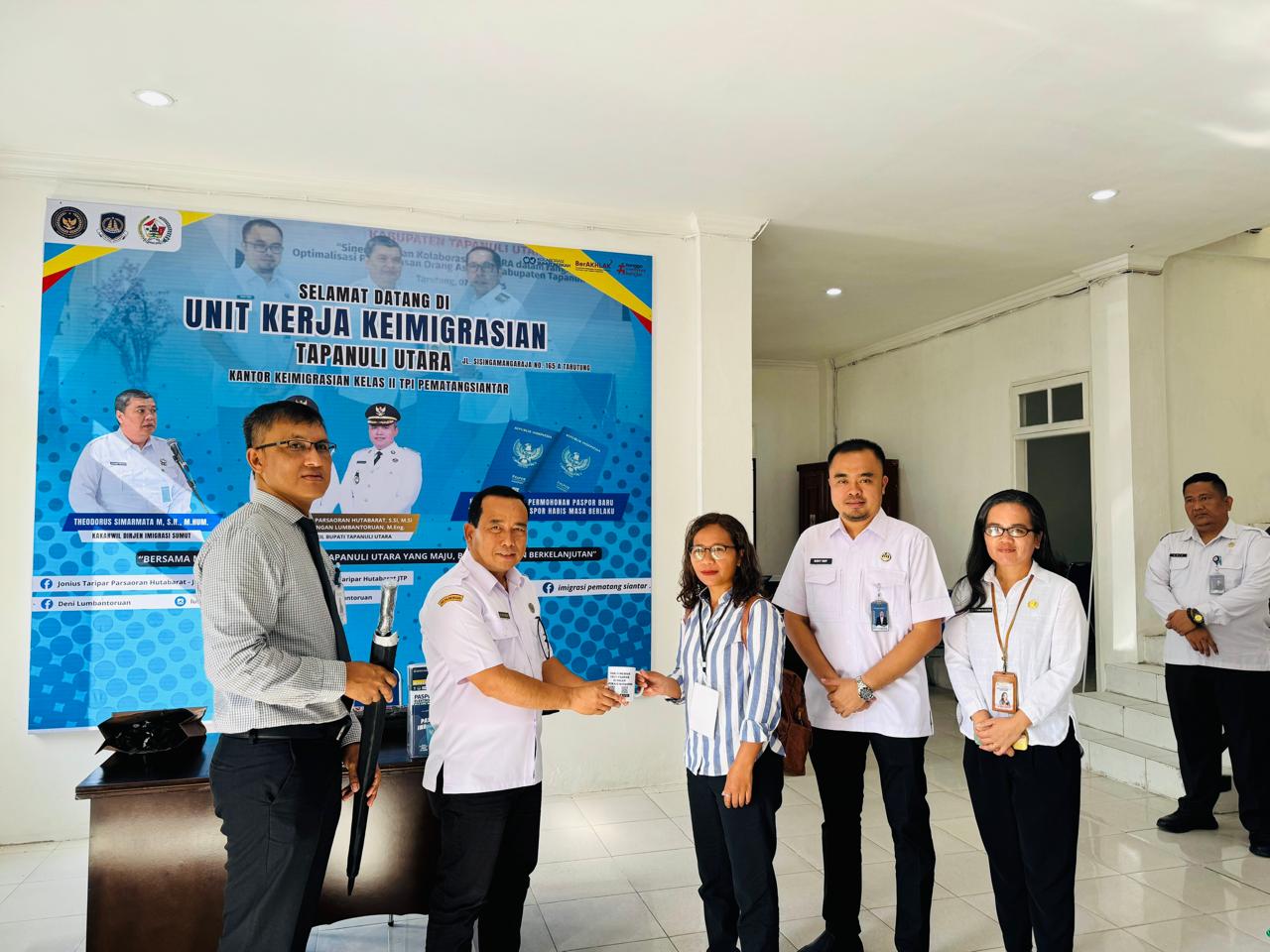 Pembukaan Unit Layanan Keimigrasian Tarutung: Pengurusan Paspor Lebih Cepat