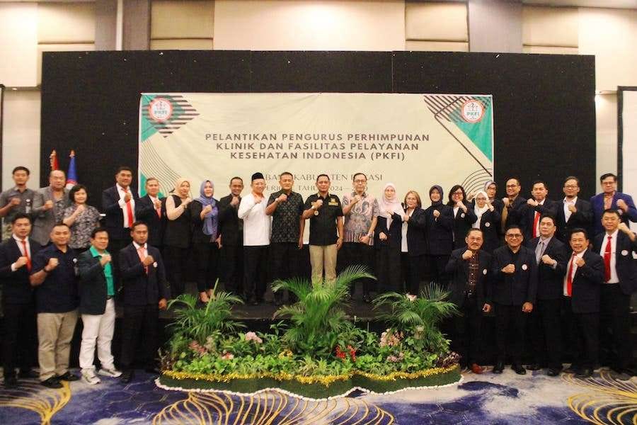 Wabup Bekasi Hadiri Pelantikan PKFI, Dorong Klinik Swasta Perkuat Layanan Kesehatan