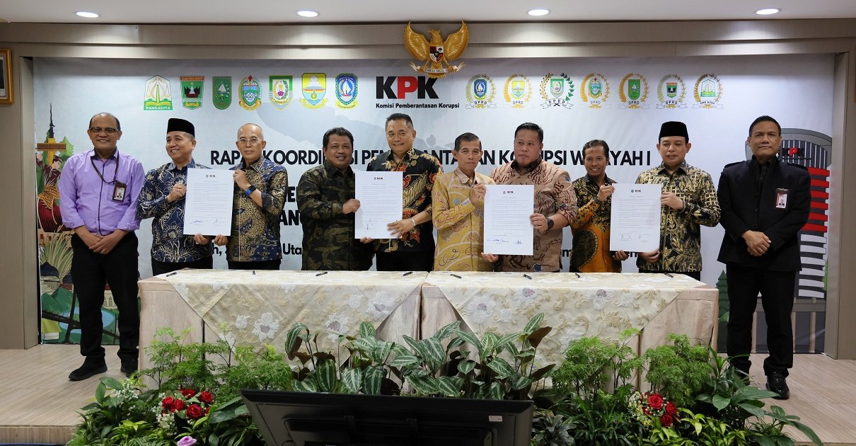 KPK Dorong Tata Kelola Bersih di Bengkulu, Pemda Sepakat Teken Komitmen Antikorupsi