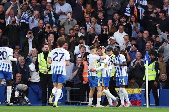 Liverpool Tumbang di Markas Brighton dalam Duel Dramatis, Skor Akhir 3-2