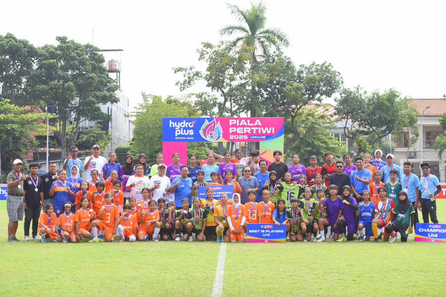 Meta Football Juara HYDROPLUS Piala Pertiwi 2025 Regional Surabaya U14