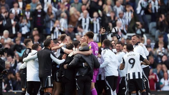 Newcastle United Lolos ke Liga Champions Meski Tumbang dari Everton