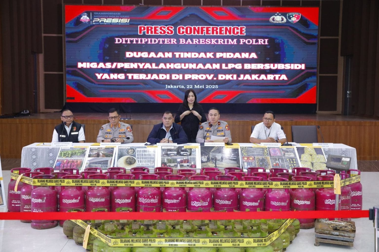 Polri Bongkar Dua Kasus Penyalahgunaan Gas Subsidi di Jakarta, Rugi Negara Capai Rp14 M