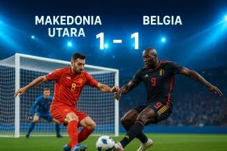 Belgia Ditahan Imbang Makedonia Utara di Laga Perdana Kualifikasi Piala Dunia 2026
