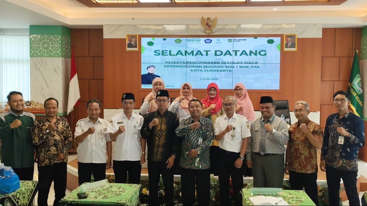 MAN 1 Surakarta Gelar Pengimbasan Sekolah Siaga Kependudukan, Gandeng 12 Sekolah Mitra