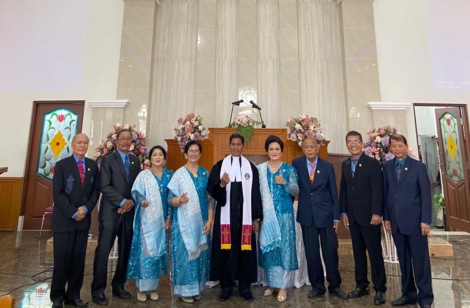 8 Pelayan Tuhan GBKP Setia Budi Terima PIN Emeritus