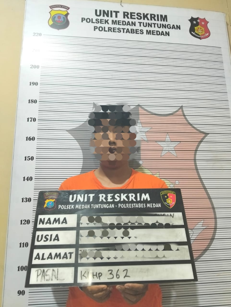 Polsek Medan Tuntungan Tangkap Pelaku Pencurian Uang