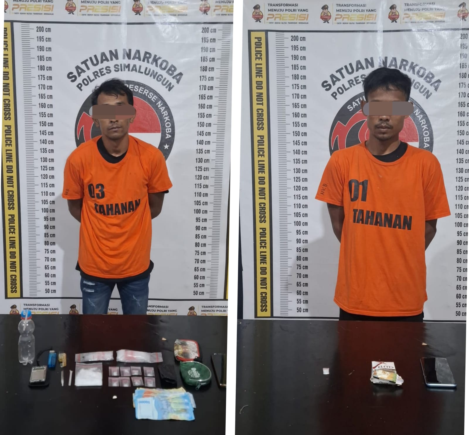 Operasi Antik Toba 2025, Polres Simalungun Tangkap Dua Terduga Bandar Sabu