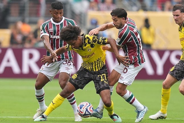 Tanpa Gol, Laga Pembuka Grup C Fluminense vs Dortmund Berakhir Imbang