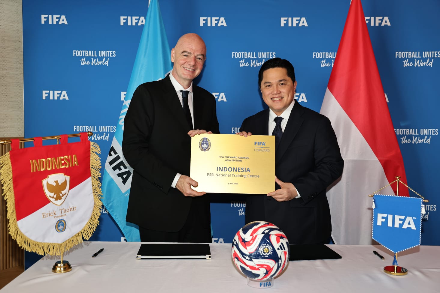 Jakarta Ditetapkan sebagai Pusat Regional FIFA untuk Asia Tenggara dan Timur