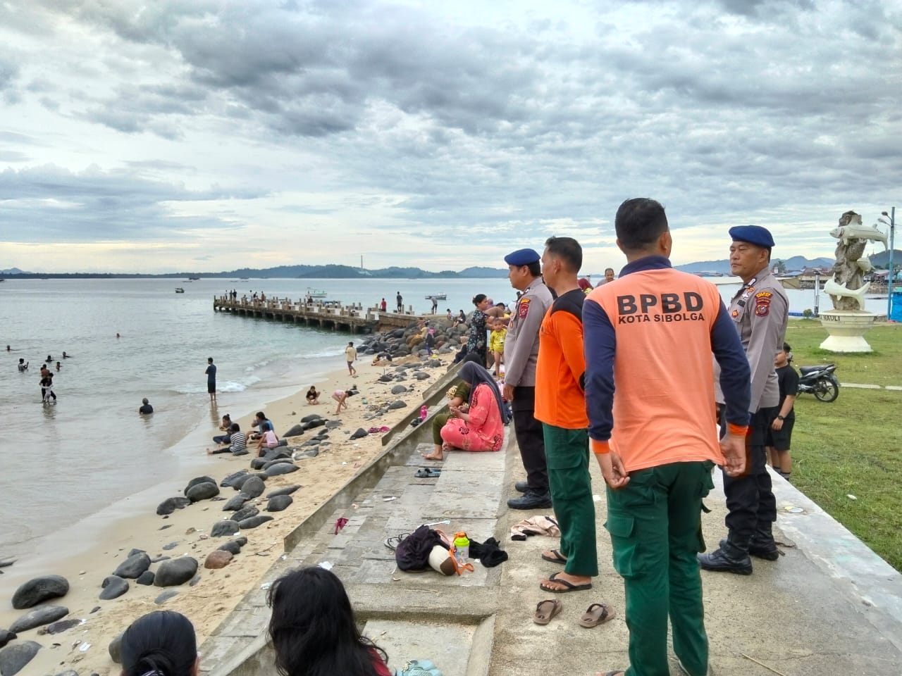 Satpolairud Sibolga Gelar Patroli Laut, Amankan Aktivitas Wisata di Pelabuhan Lama