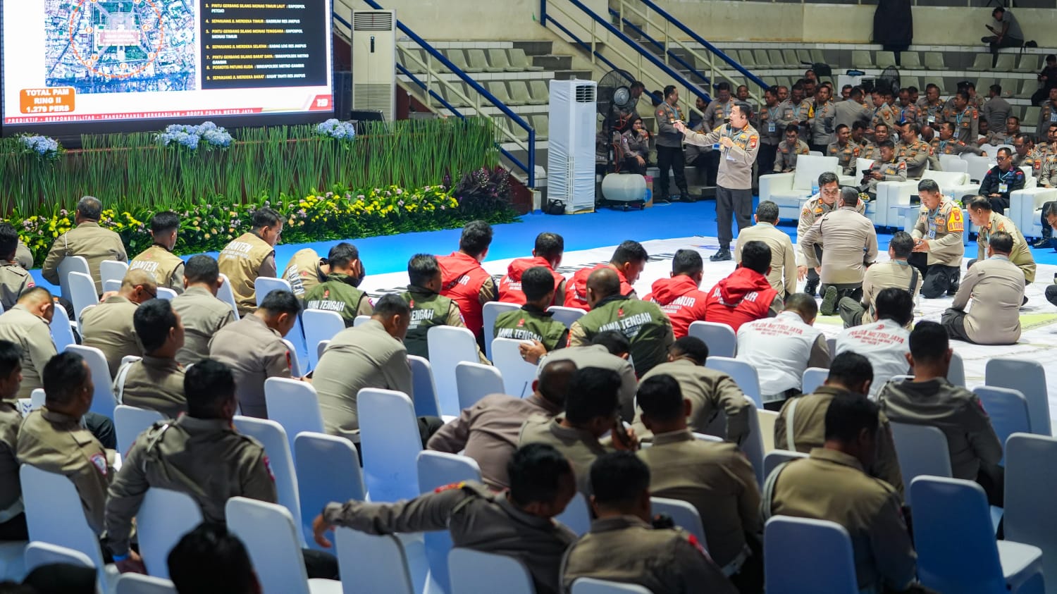Polri Gelar Simulasi Keamanan Jelang Puncak HUT ke-79 Bhayangkara di Monas