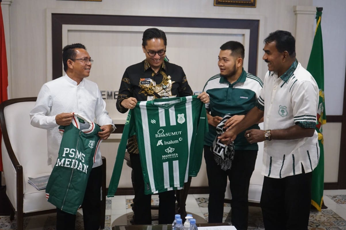 Wali Kota Medan Dukung Penuh PSMS Berlaga di Liga 2, Fasilitasi Lapangan Latihan