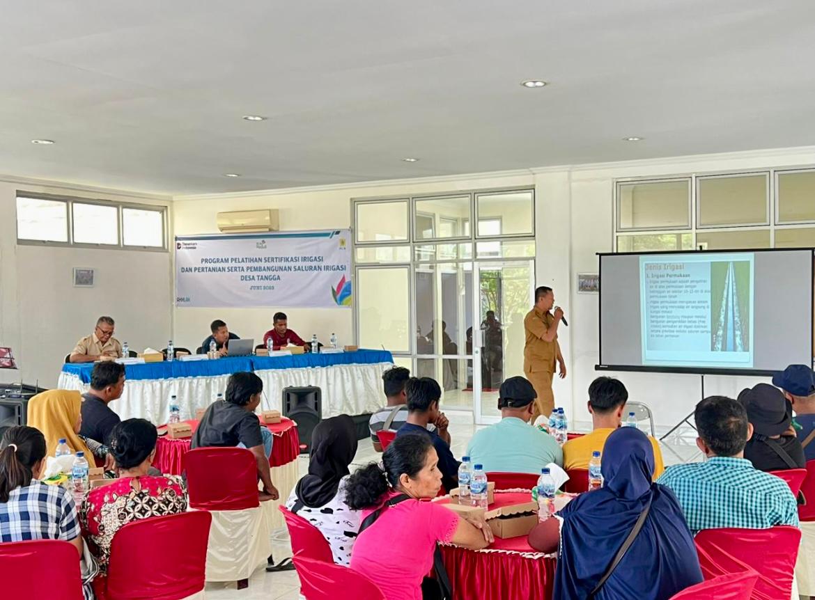 PLN Dukung Penguatan Kapasitas Petani Melalui Pelatihan Sertifikasi Irigasi dan Pembangunan Saluran Irigasi di Asahan